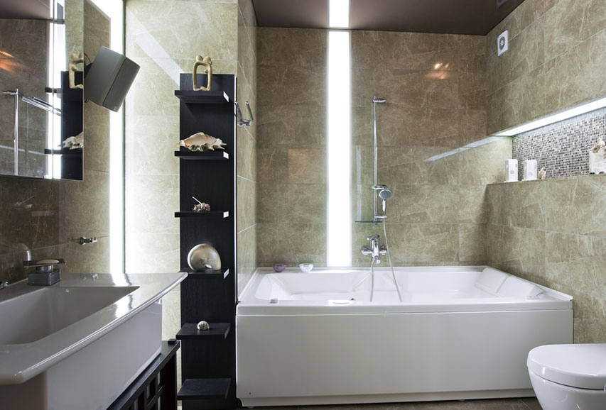 small bathroom renovations Melbourne for an apartment in st kilda road